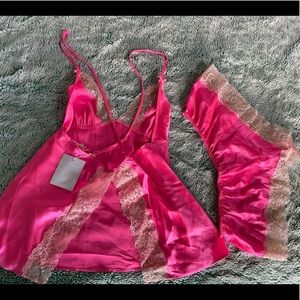 Victoria’s Secret Lace & Satin Cami Set